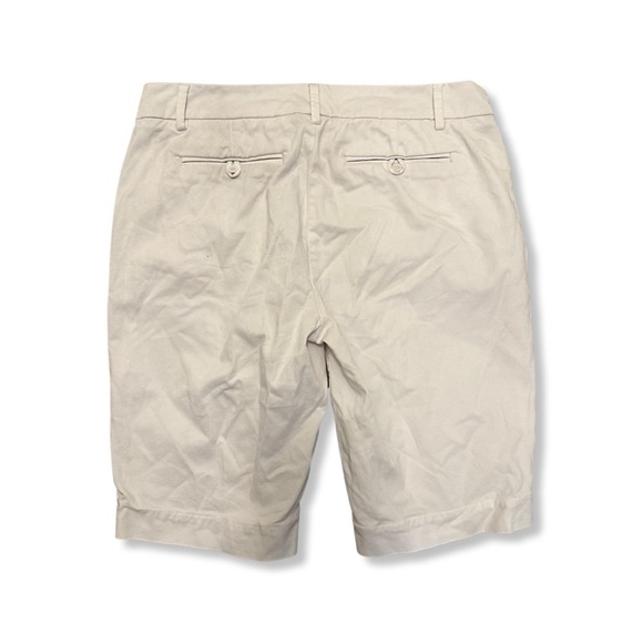 Ecru Nash Bermuda Shorts - Picture 2 of 9
